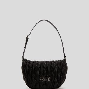 K/SIGNATURE KUILT SHOULDER BAG