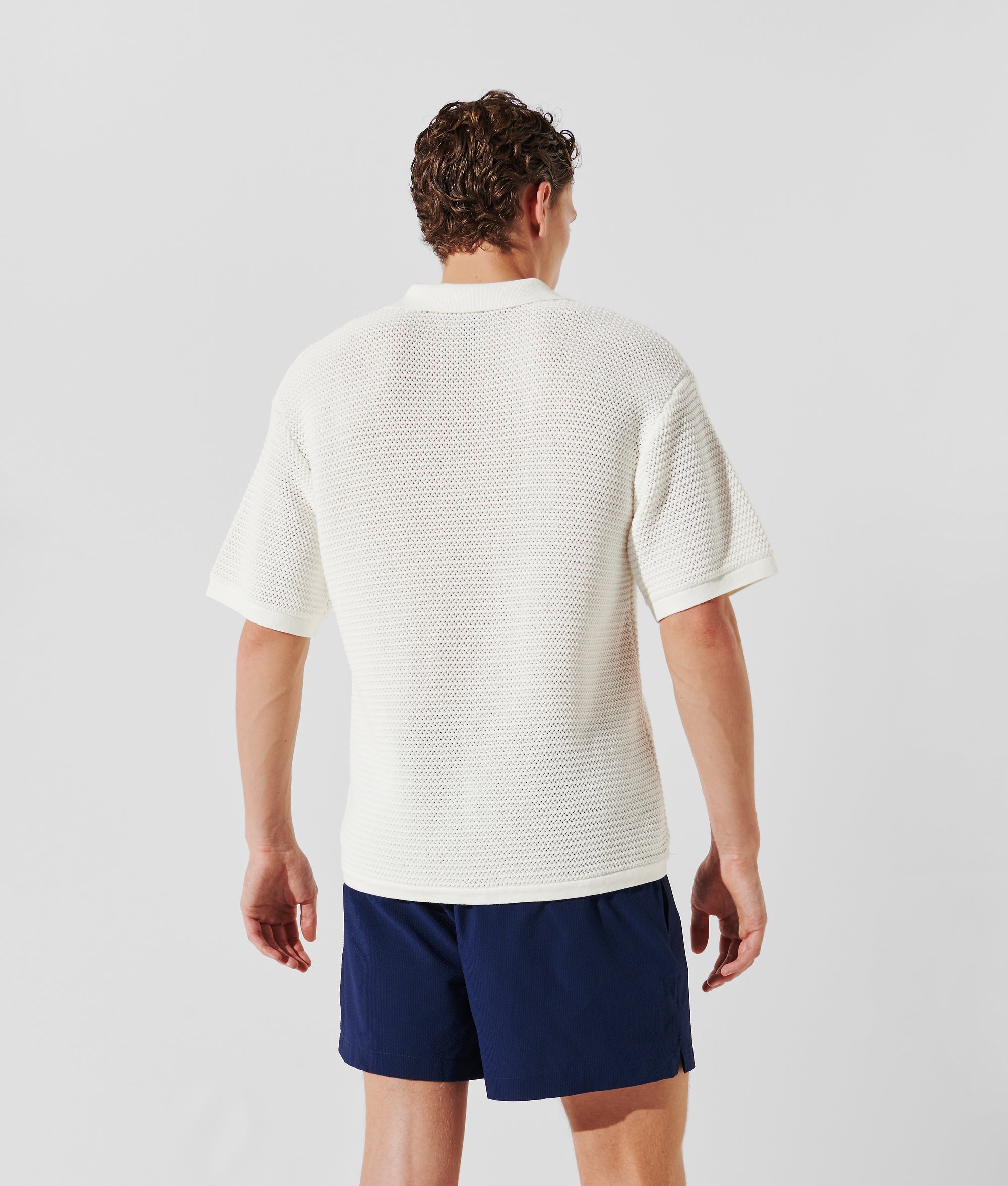 HOTEL KARL CROCHET POLO SHIRT - Image 3