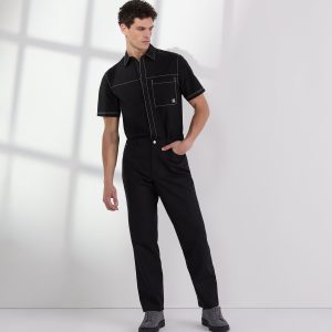 CONTRAST STITCH PANTS