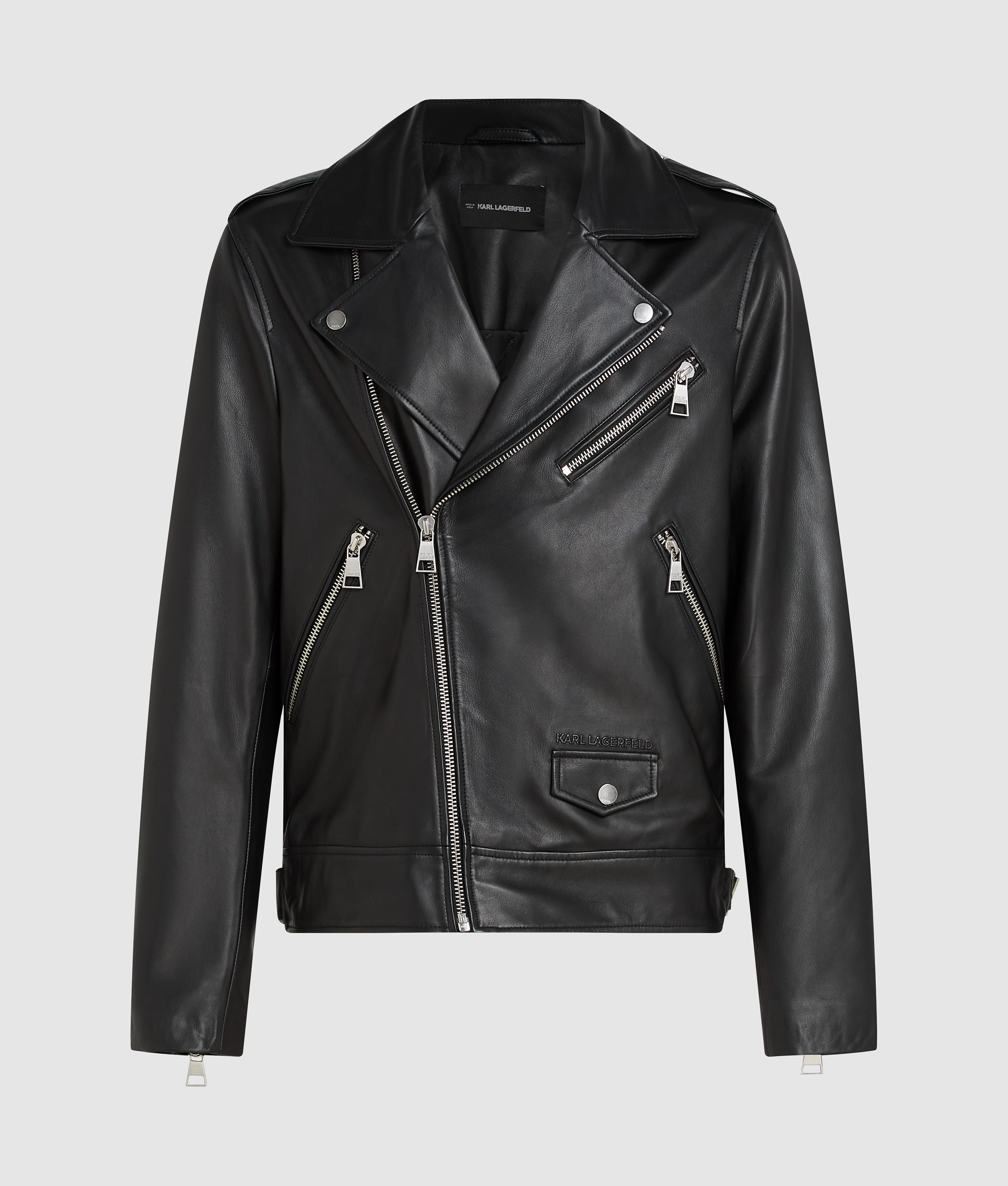 KARL ESSENTIAL LEATHER JACKET - Image 6