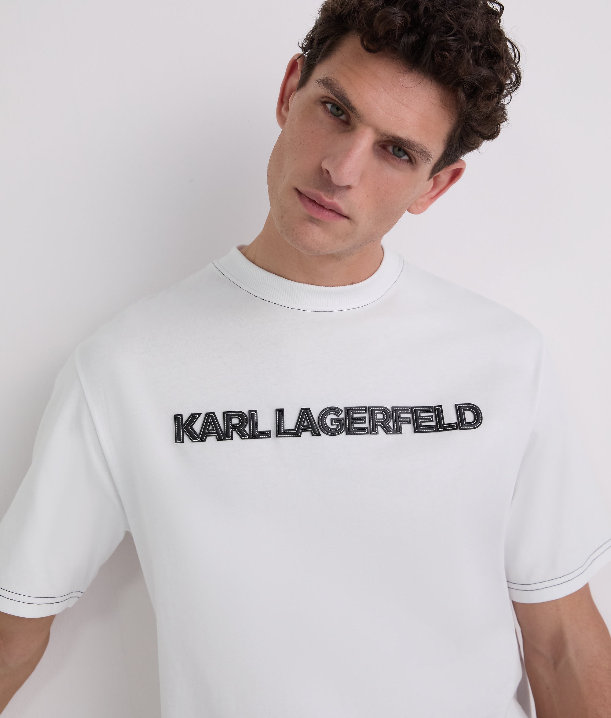 CONTRAST STITCH T-SHIRT - Image 3