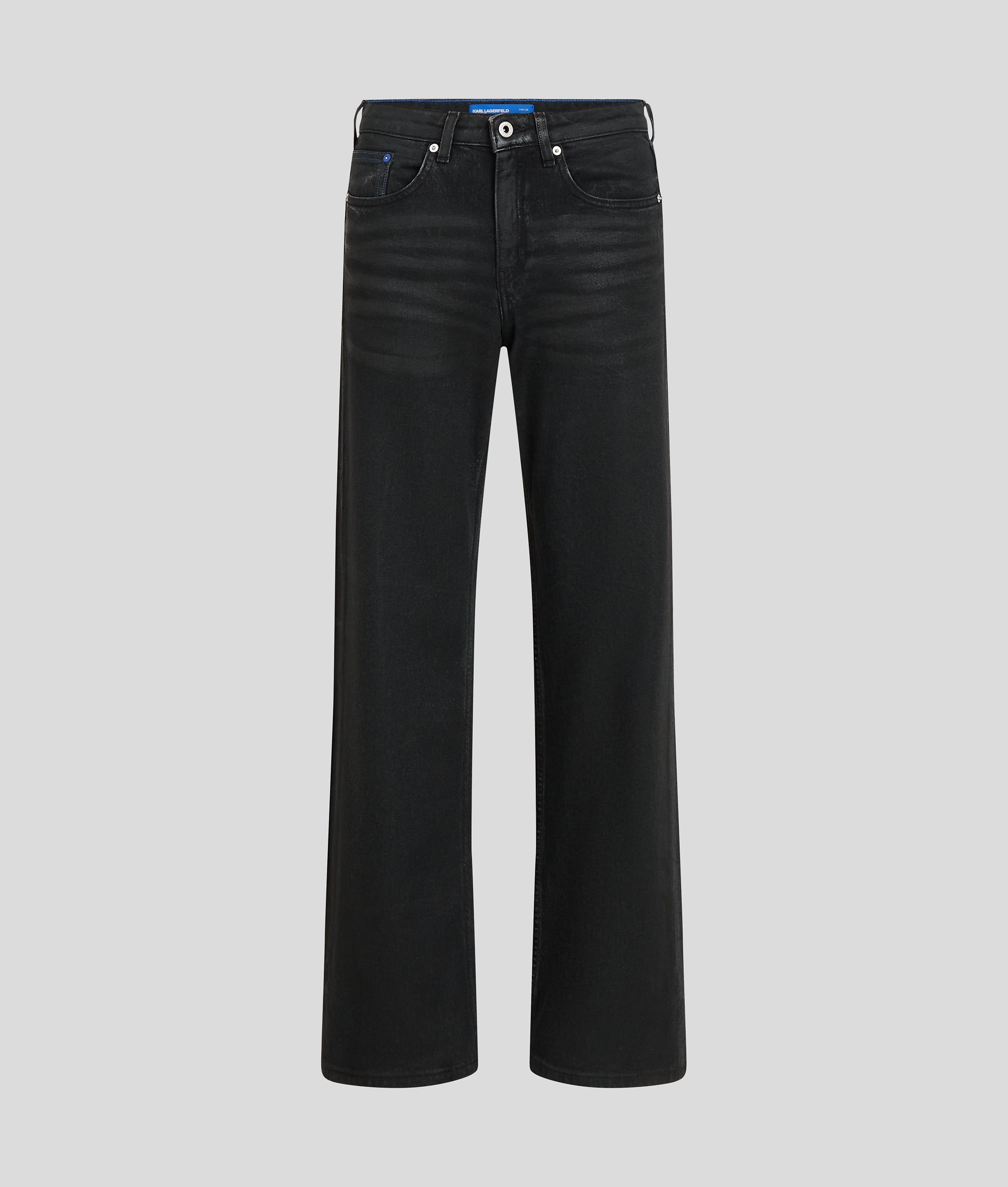 COATED MID-RISE RELAXED JEANS - Image 5