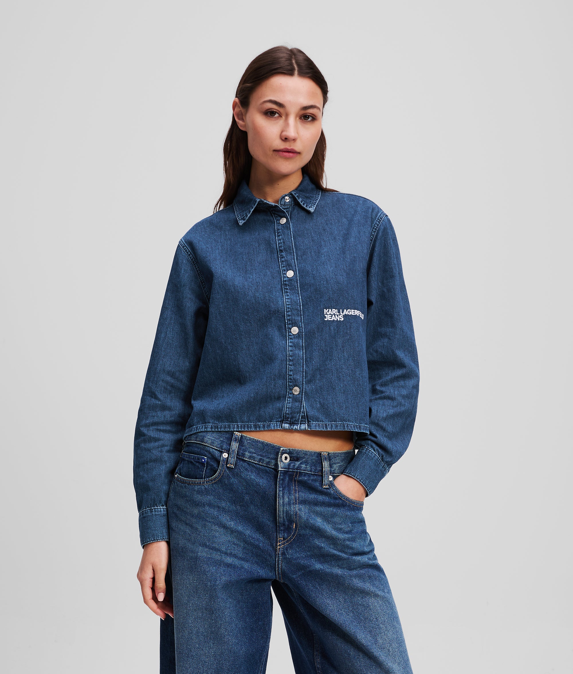 BOXY DENIM SHIRT