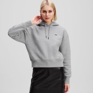 IKON PATCH CROPPED HOODIE