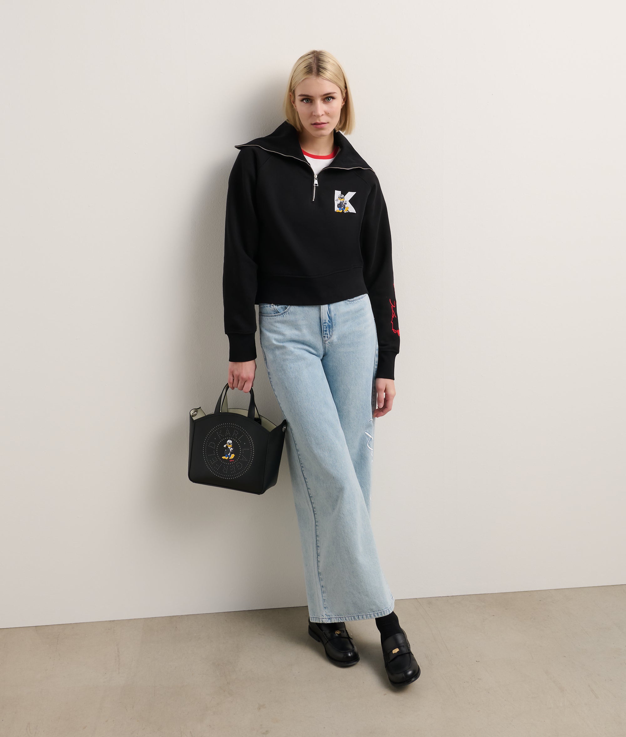 DISNEY X KL HALF-ZIP SWEATSHIRT - Image 4