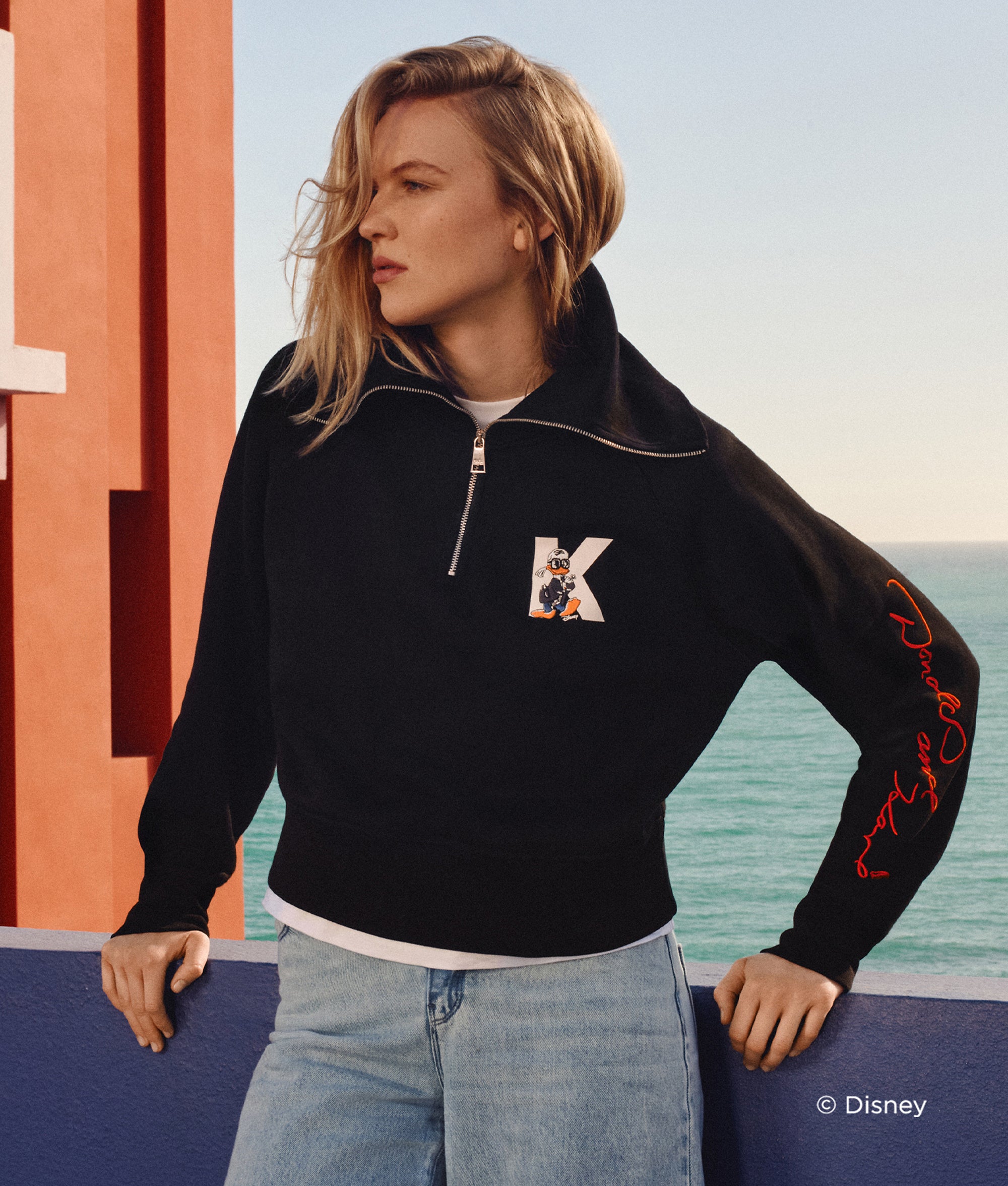 DISNEY X KL HALF-ZIP SWEATSHIRT - Image 5