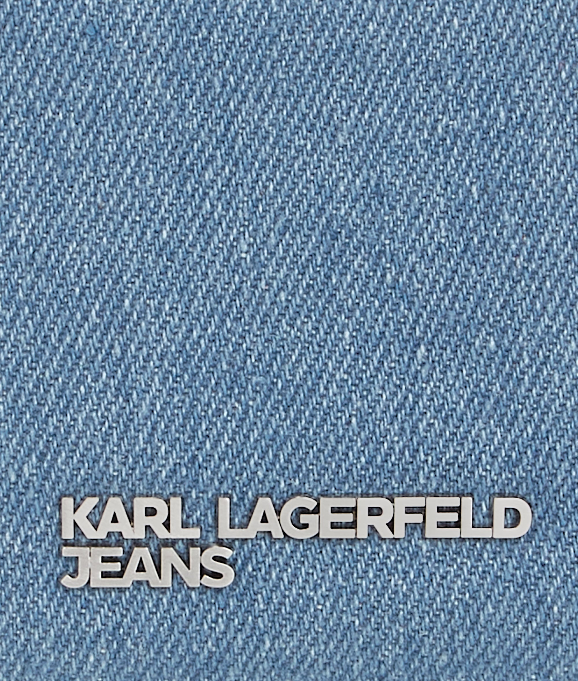 METAL LOGO DENIM CARDHOLDER - Image 2