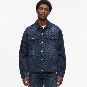 All-over Monogram denim jacket