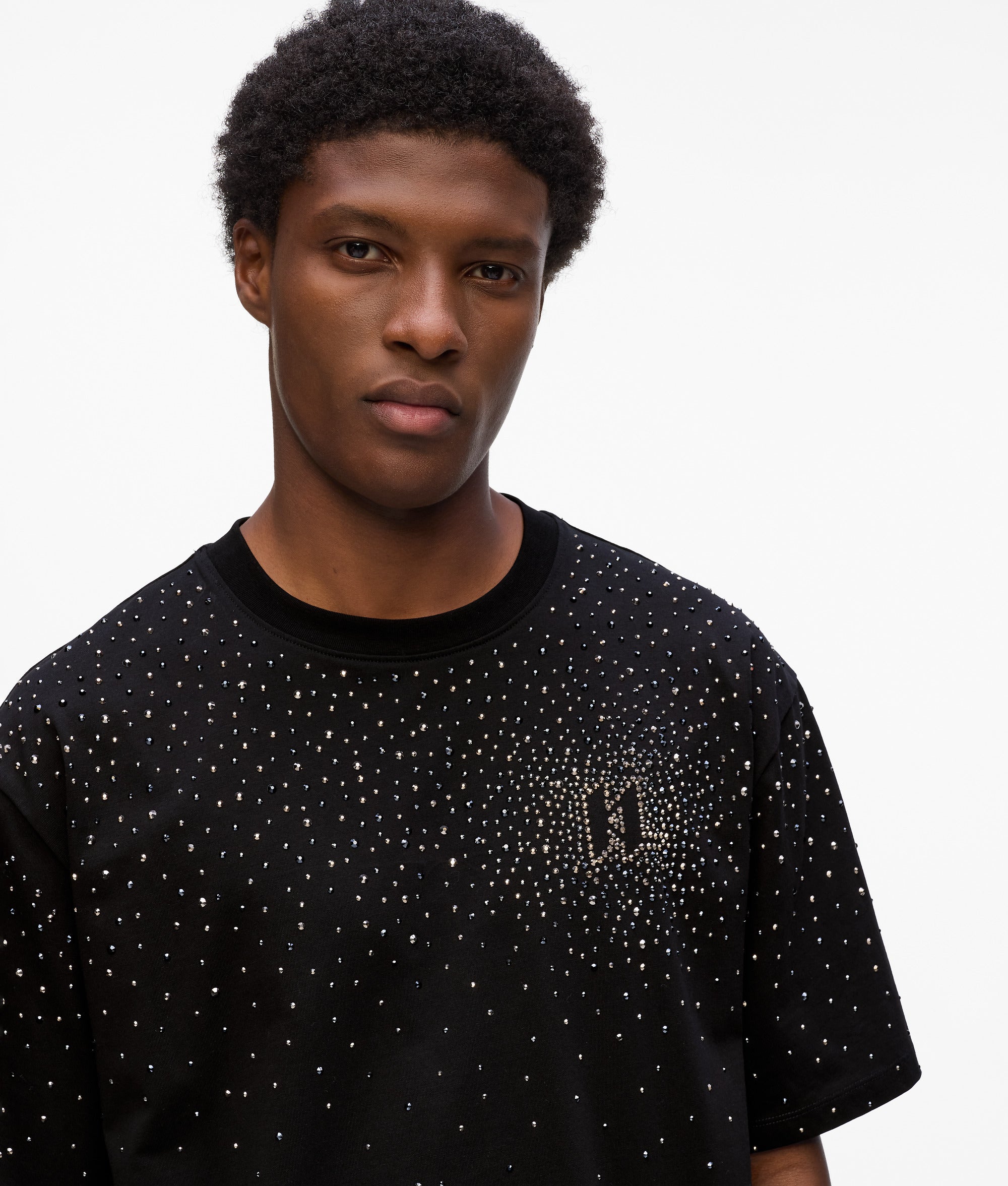 Rhinestone Monogram T-shirt - Image 3