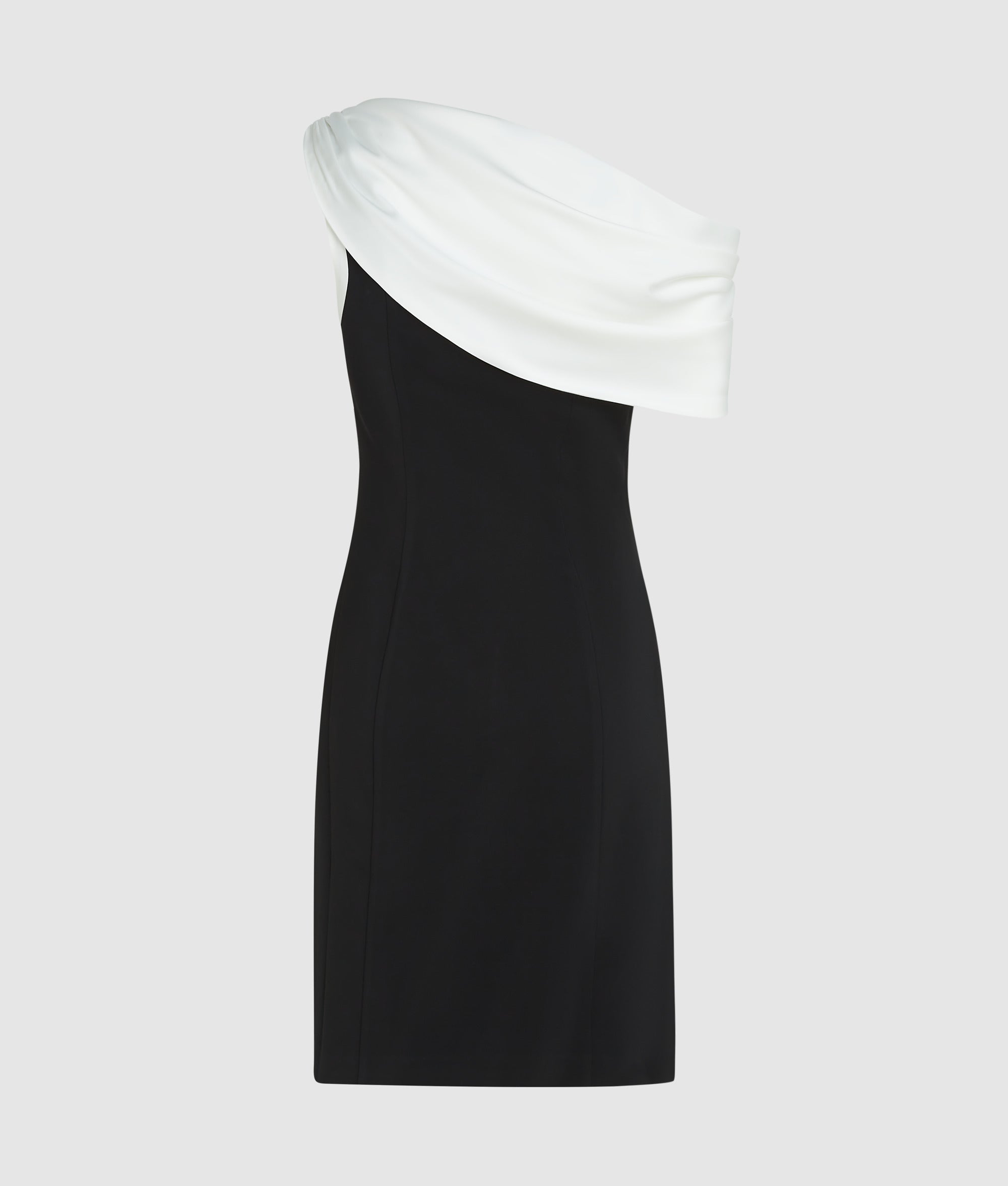 Draped one-shoulder dress - Image 6