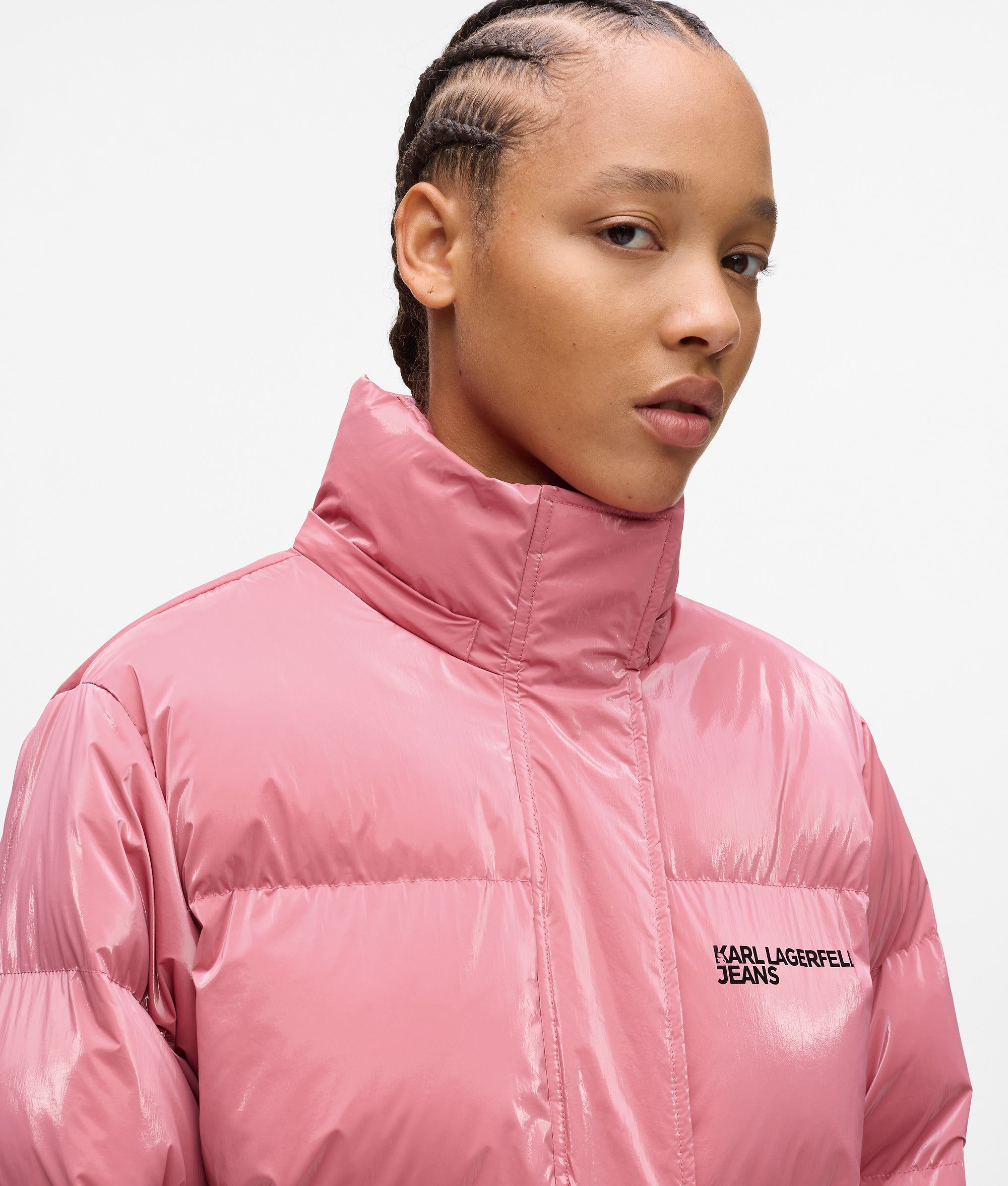 Pearlised puffer jacket - Image 5