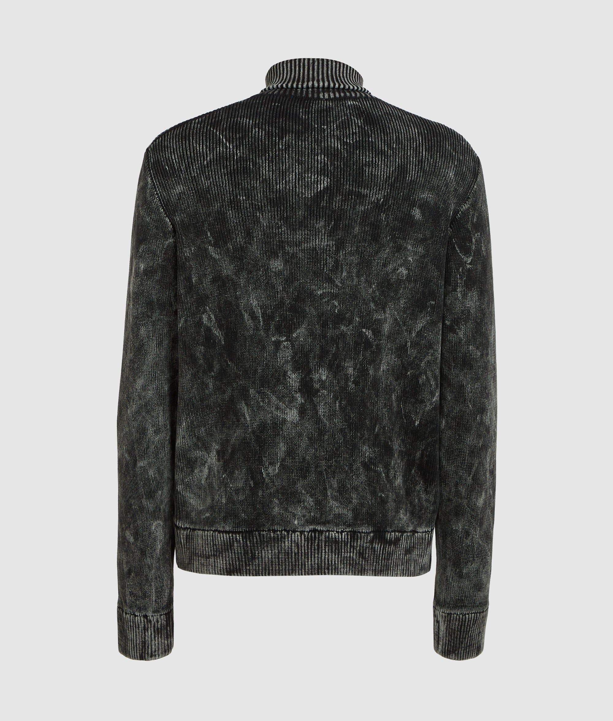 Washed zip-up sweater - Image 6