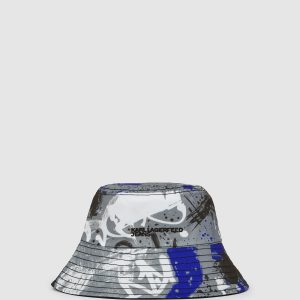 Reversible graffiti bucket hat
