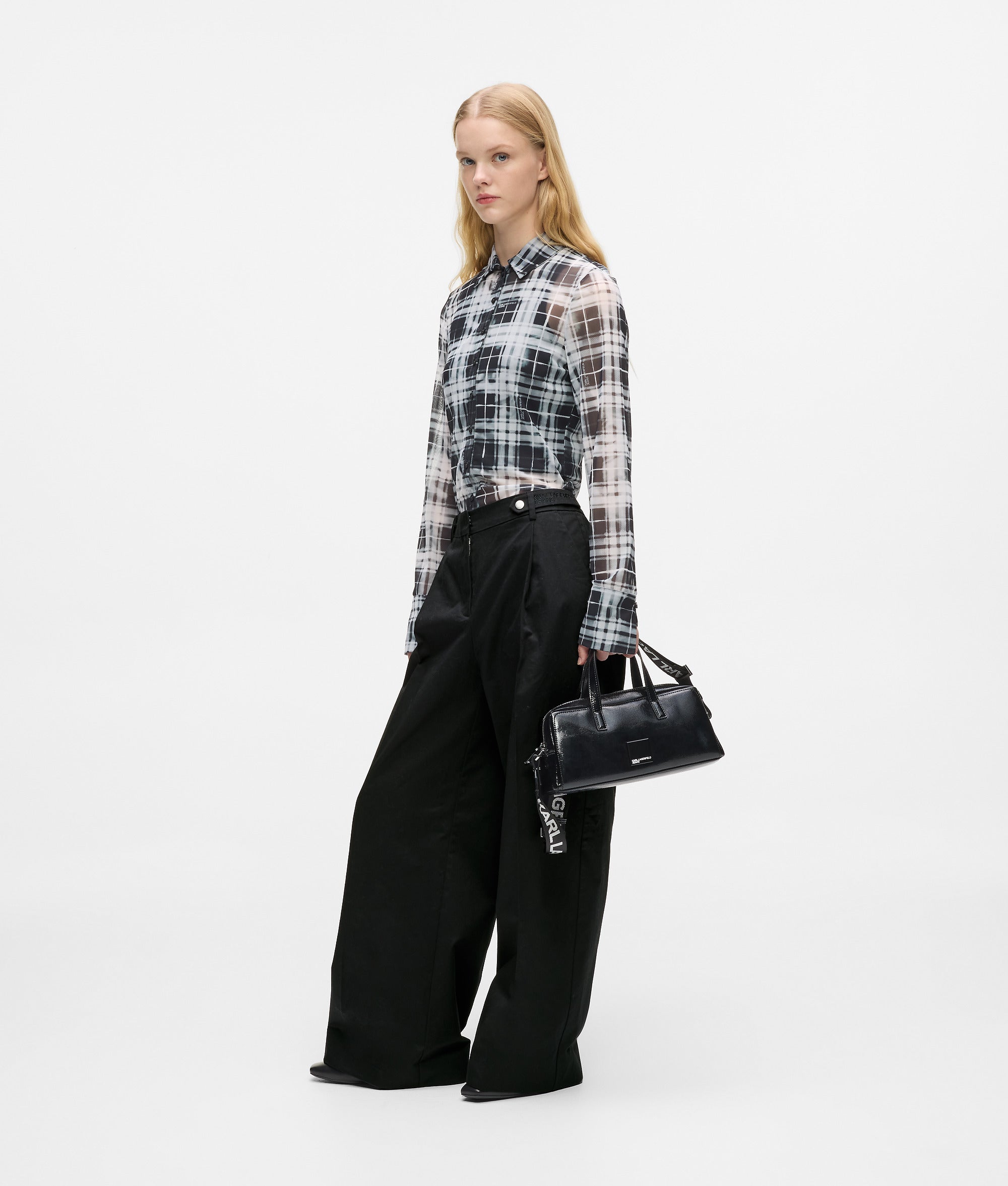 Wide leg tailored pants - Image 4
