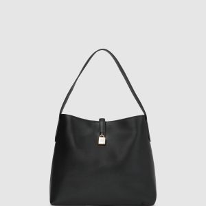 K/Autograph padlock hobo bag