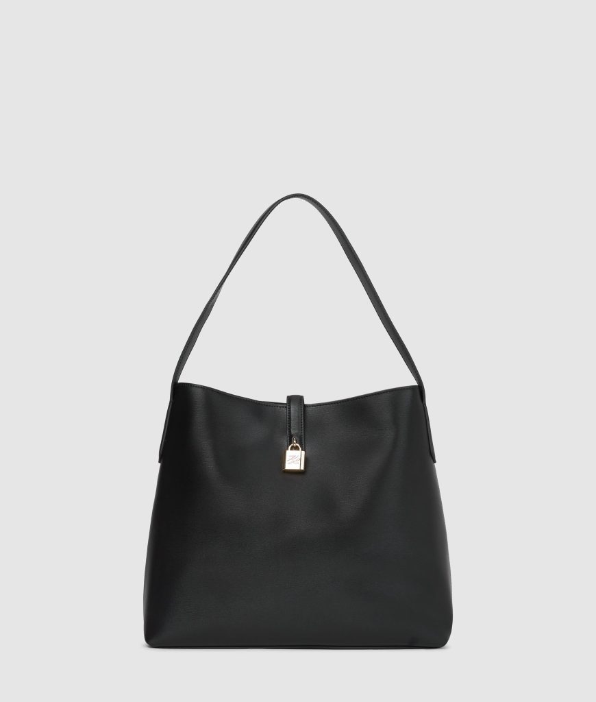K/Autograph padlock hobo bag