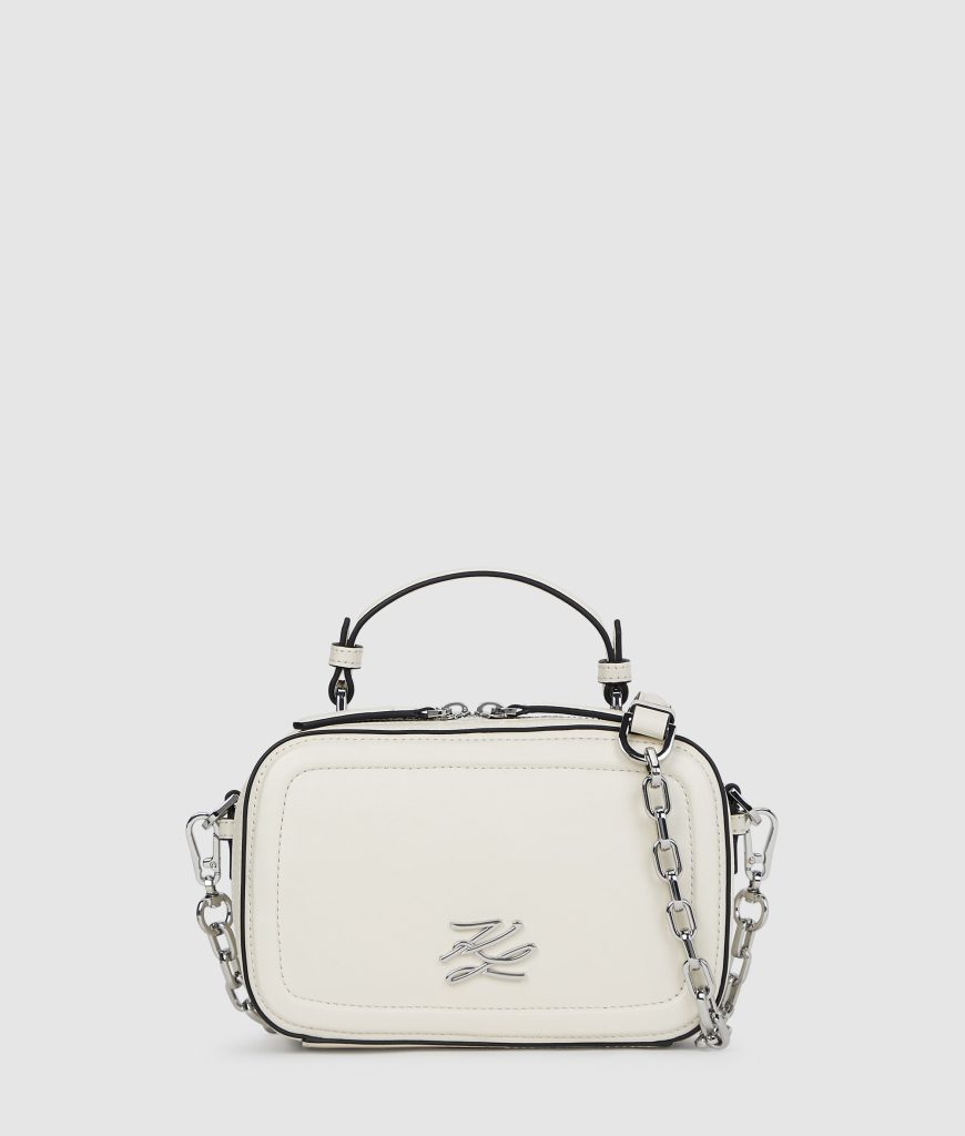 K/Autograph chain top handle bag