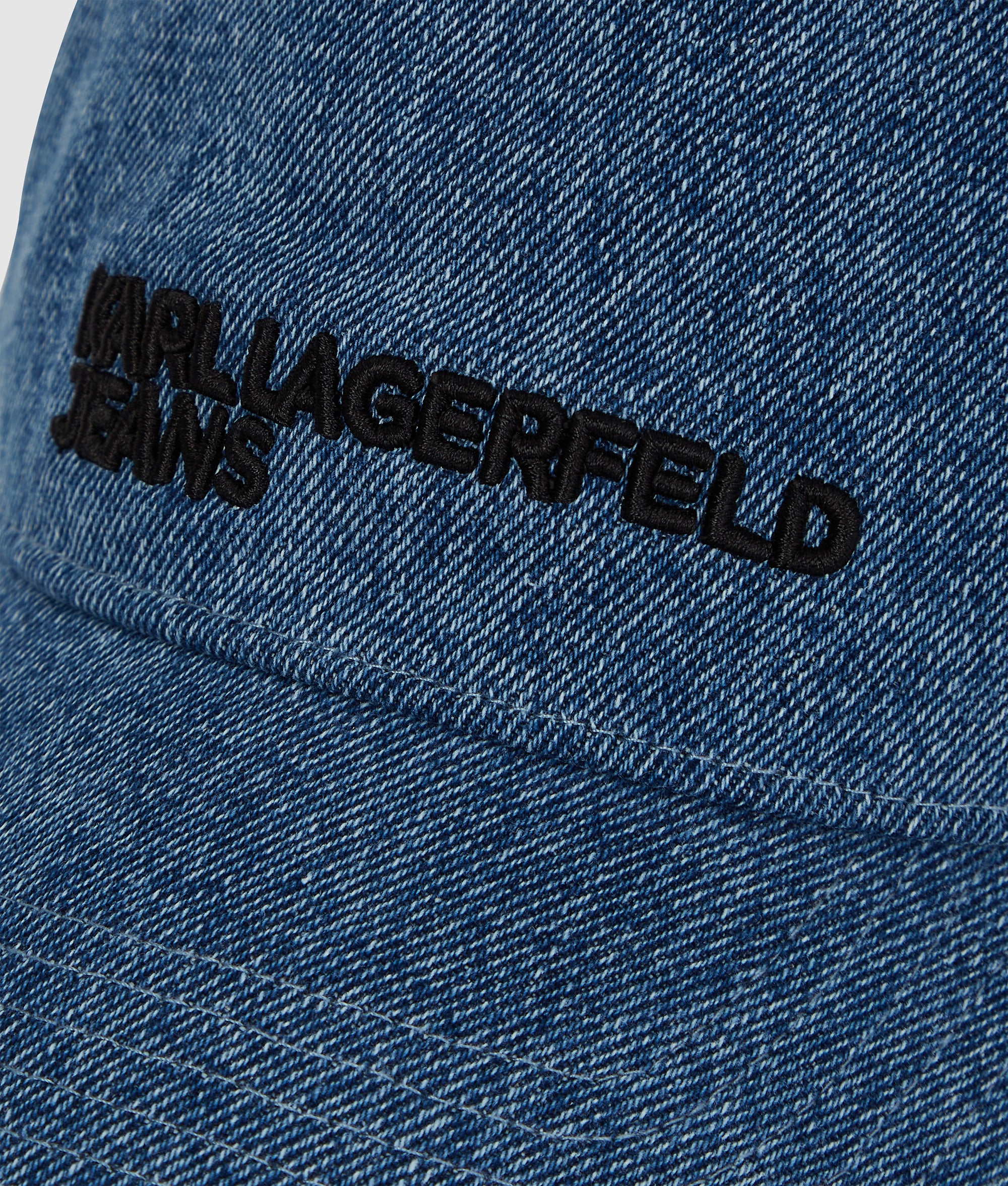 Two-tone light denim cap - Image 4